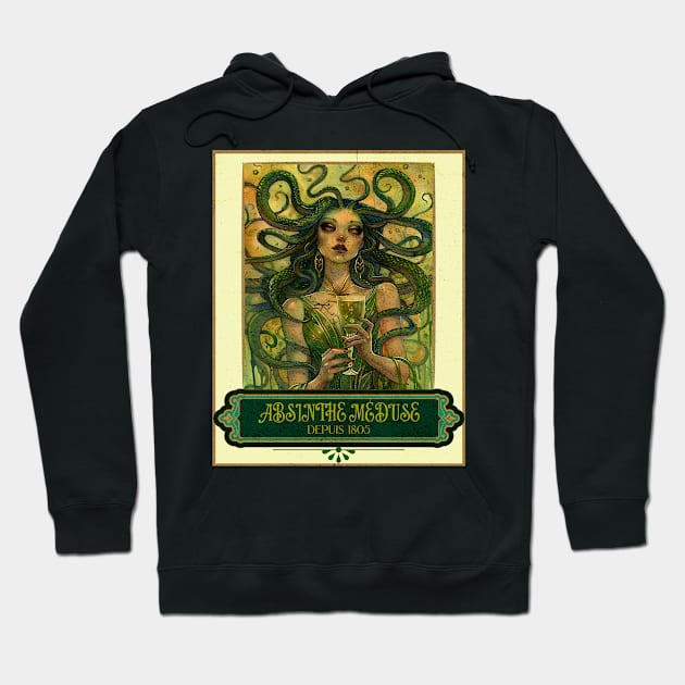 Absinthe Méduse Hoodie by Arnsugr